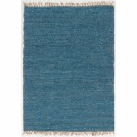 Linon Berber Loop Hand Woven Wool 5'3 x7'6  Rug in Sage