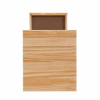 Linon Callie Six Drawer Wood Rolling Storage Cart in Brown