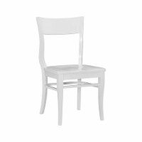 Linon Tucker Beech Wood Commercial Grade Set of Two Side Chairs in White