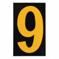 Brady Reflective Numbers And Letters,9,PK25 5000-9