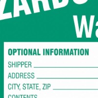 Brady DOT Handling Label,Waste,6 W,PK100 60447
