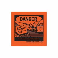 Brady DOT Label,Aircraft,4-3/4 W,PK500 63239