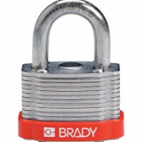 Brady Keyed Padlock,Different,1-5/16 W,PK6  118935
