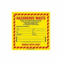 Brady DOT Handling Label,Waste,6 Label W,PK50 121155
