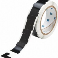 Brady Floor Tape,Black,1 inx1 in,L,PK750  121417