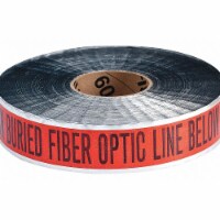 Brady Detctbl Underground Tape,Orng/Blk,1000ft  91606