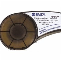 Brady Wire Marking Sleeves,Black/Yellow  M21-187-C-342-YL