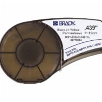 Brady Wire Marking Sleeves,Black/Yellow  M21-250-C-342-YL