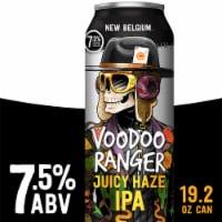 New Belgium Voodoo Ranger Juicy Haze IPA Craft Beer Single Can Perspective: Main