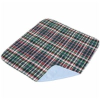 Essential Medical Supply Quik-Sorb Reusable Underpad 34 x36 Plaid - 1 ea.