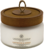 Chesapeake Bay Candle® Driftwood and Amber Coffee Table Jar Candle - White Perspective: Main
