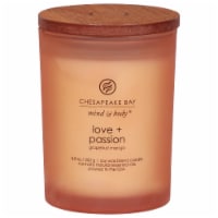 Chesapeake Bay Candle Mind and Body Peace and Tranquility Jar Candle - Frosted Coral Perspective: Main