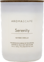 Aromascape Serenity Almond Vanilla Jar Candle - White Perspective: Main