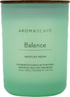Aromascape Balance Waterlily Melon Jar Candle - Green