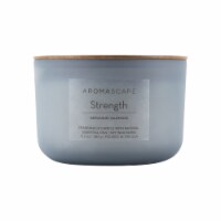 Aromascape Strength Geranium Oakmoss 3-Wick Jar Candle Perspective: Main