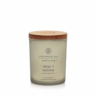 Chesapeake Bay Candle Relax + Restore Sage Peppermint Candle Perspective: Main