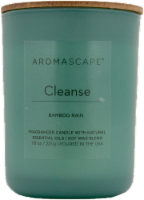 Aromascape® Cleanse Bamboo Rain Jar Candle - Green Perspective: Main