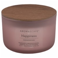 Aromascape® Happiness Rosewater Musk Scented Candle Perspective: Main
