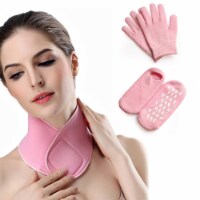 Moisturize Soften Repair Cracked Skin Gel Spa Collagen Gloves Socks Foot Care Tools