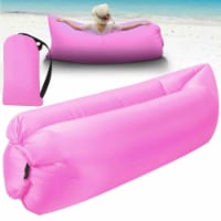 Inflatable Lounger Air Sofa Lazy Bed Sofa Portable Organizing Bag Water Resistant for