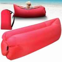 Inflatable Lounger Air Sofa Lazy Bed Sofa Portable Organizing Bag Water Resistant for