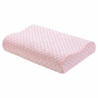 Contour Memory Foam Pillow Orthopaedic Head Neck Back Support Pillow with Cover 1 or 2 Pack