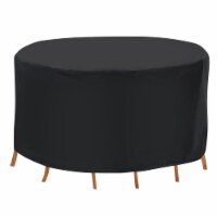 Circular Table Cover UV Water Resistant Outdoor Furniture Protector For Small Round Table