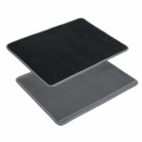 Cat Litter Mat EVA Honeycomb Double Layer Kitty Litter Trapping Carpet Urine-proof Scatter