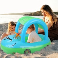 Baby Inflatable Pool Float Car Shaped Toddler Swimming Float Boat Pool Toy Infant Swim Circle