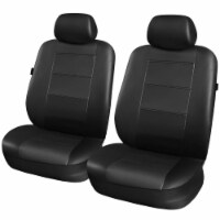 9Pcs Car Seat Cover Set PU Leather Auto Seat Cover Protector Front Back Seat Protector