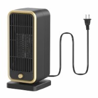 500W Portable Electric Heater PTC Ceramic Heating Space Heater Overheating Tip Over