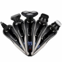 5 In 1 Electric Razor Shaver Rechargeable Cordless Head Beard Trimmer Shaver Kit IPX6
