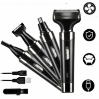 4 In 1 Rechargeable Razor Hair Beard Eyebrow Ear Nose Hairs Sideburn Trimmer Clipper Painless