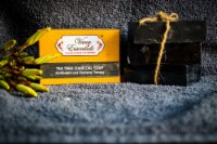 Vana Essentials Organic Tea tree Charcoal Soap (110 gms) Antioxidant & Cleansing Therapy