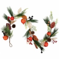 Northlight 6' x 10 Autumn Harvest Mixed Berry and Pomegranate Garland - Unlit