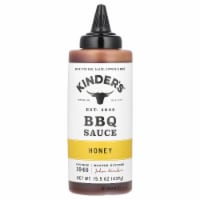 Kinder's Honey BBQ Sauce Premium Quality Handcrafted Gluten Free No HFCS 15.5 Oz