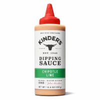 Kinder's Chipotle Lime Dipping Sauce Premium Quality Handcrafted No HFCS 12.6 Oz