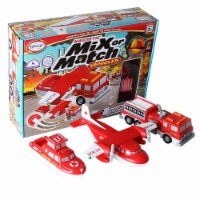 Popular Playthings PPY60317 Magnetic Mix or Match Fire & Rescue Vehicles
