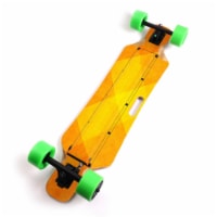 MightySkins BLIHU-Orange Texture Skin for Blitzart Huracane 38 in. Electric Skateboard - Oran
