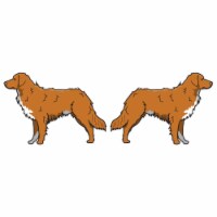 SignMission 6 in. Super Cute Dog Decal - Nova Scotia Duck Tolling Retriever - Pack of 2