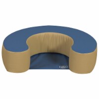 Children's Factory Woodland Sit Me Up Foam Seat Lounger for Newborns, Blue/Tan