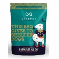 GivePet 45118876 Breakfast All Day Pet Treats Bacon, Egg & Orange Flavor Dog Food - 12 oz
