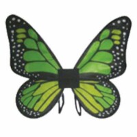 Wings Butterfly Satin Ch Green