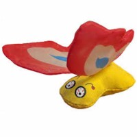 Butterfly Catnip Toy, Red