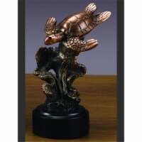 Sea Turtle Sculpture - 4 x 6.5 in.