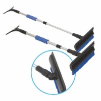 Telescoping Snowbroom With Pivoting Head And Ice Scraper, 45 in.