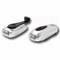 3 Super Bright LED Hand Crank Dynamo Flashlight