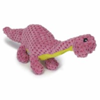 Jurassic Cord Crew Brachiosaur Dog Toy, Purple - Small