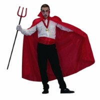 Red Nylon Taffeta Costume Cape - 56 Inches
