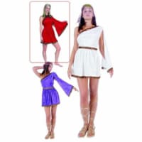 Female Toga Costume - Red - Adult Large 9-11